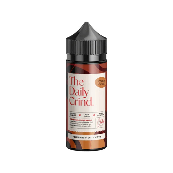 Toffee Nut Latte By The Daily Grind 100ML E Liquid 70VG Vape 0MG Juice Toffee Nut Latte By The Daily Grind 100ML E Liquid 70VG Vape 0MG Juice
