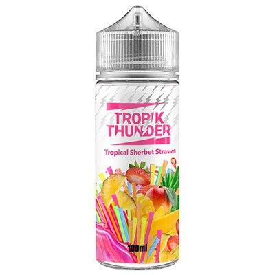 tropical-sherbet-straws-e-liquid-by-tropik-thunder-100ml-SHORTFILL-E-LIQUID-70VG-0MG-USA-VAPE-JUICE