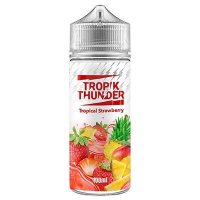 tropical-strawberry-e-liquid-by-tropik-thunder-100ml-SHORTFILL-E-LIQUID-70VG-0MG-USA-VAPE-JUICE