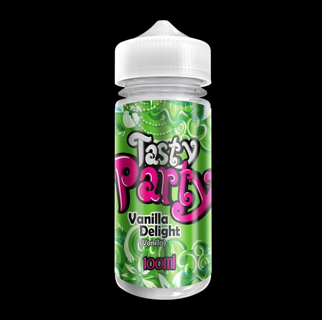 Tasty-party-Vanilla-Delight-Party-100ml-e-liquid-juice-vape-70vg-shortfill