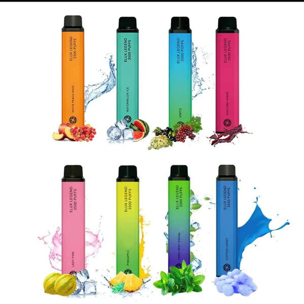 PRICE REDUCED* ELUX LEGEND 3500 0%/NICOTINE FREE DISPOSABLE VAPE