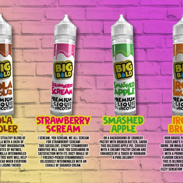 Big Bold 50ml 70VG E-Liquid UK | High VG Vape Juice