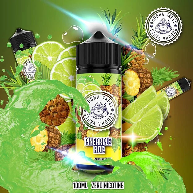 pineapple-ade-buddha-vapes-100ml-e-liquid-80vg-vape-0mg-juice-shortfill