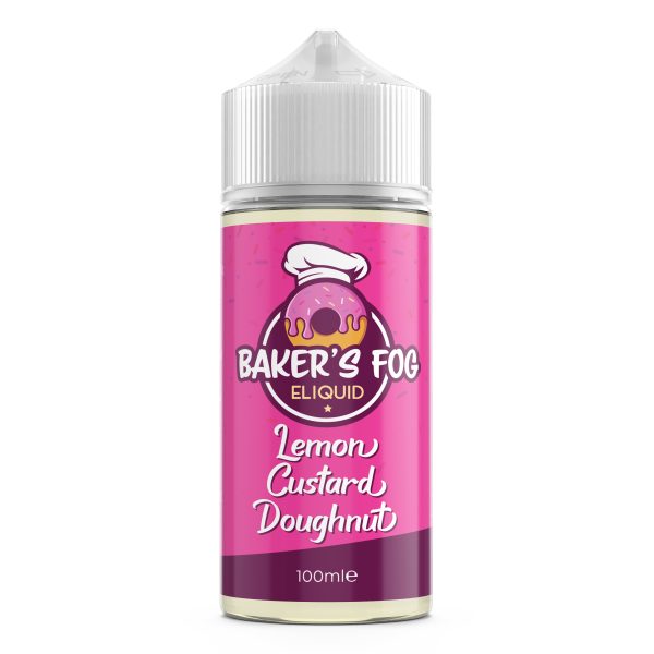 lemon-custard-doughnut-baker's-fog-100ml-e-liquid-70vg-30pg-vape-0mg-juice