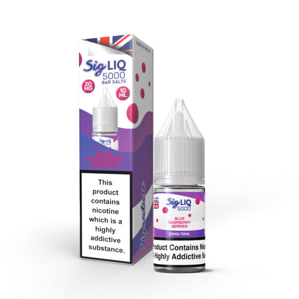 Signature Sig Liq 5000 Bar Salts - 10x10ML Nic Salt 50VG/50PG Vape 10MG/20MG Juice