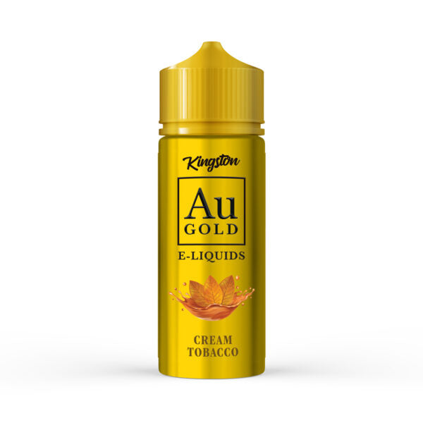 cream-tobacco-Kingston-au-gold-100ml-e-liquid-70vg-30pg-vape-0mg-juice-shortfill-juicedoutvapes-co-uk