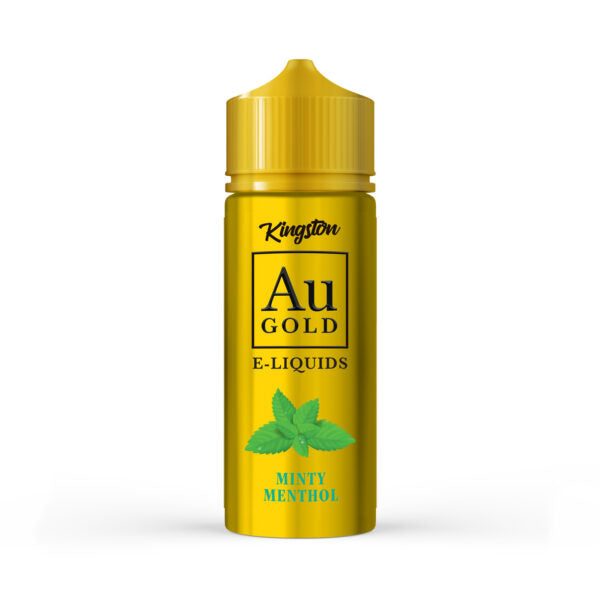 minty-menthol-Kingston-au-gold-100ml-e-liquid-70vg-30pg-vape-0mg-juice-shortfill-juicedoutvapes-co-uk