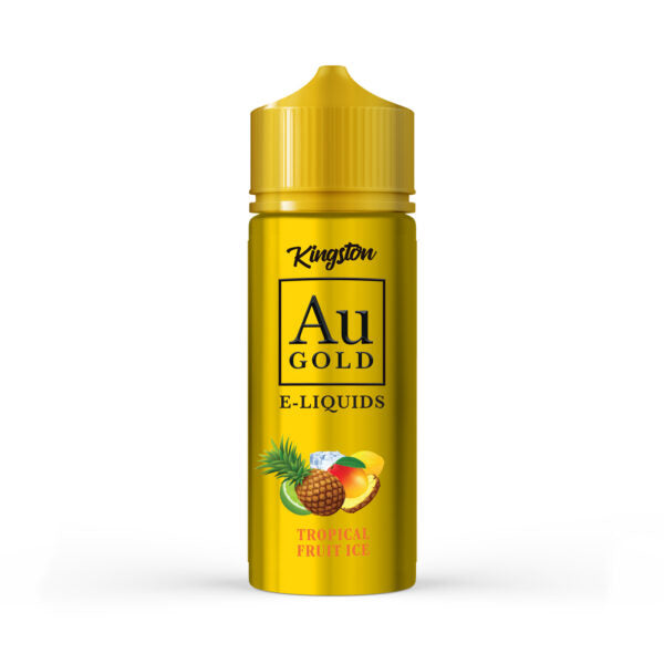 tropical-fruit-ice-Kingston-au-gold-100ml-e-liquid-70vg-30pg-vape-0mg-juice-shortfill-juicedoutvapes-co-uk