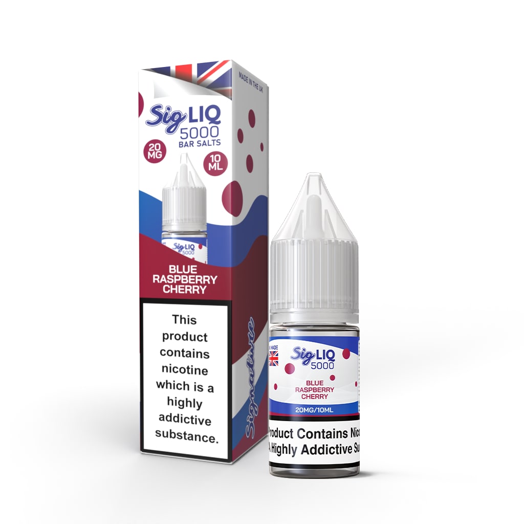 Signature Sig Liq 5000 Bar Salts - 10x10ML Nic Salt 50VG/50PG Vape 10MG/20MG Juice