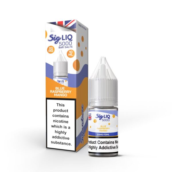 Signature Sig Liq 5000 Bar Salts - 10x10ML Nic Salt 50VG/50PG Vape 10MG/20MG Juice