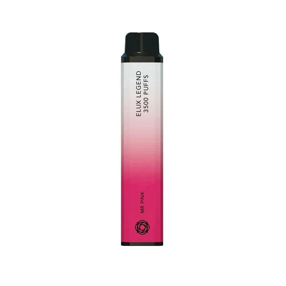 *SALE* ELUX LEGEND 3500 0% ZERO NICOTINE - 8PCS MR PINK