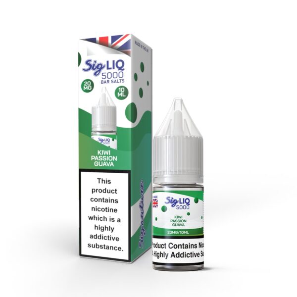 Signature Sig Liq 5000 Bar Salts - 10x10ML Nic Salt 50VG/50PG Vape 10MG/20MG Juice