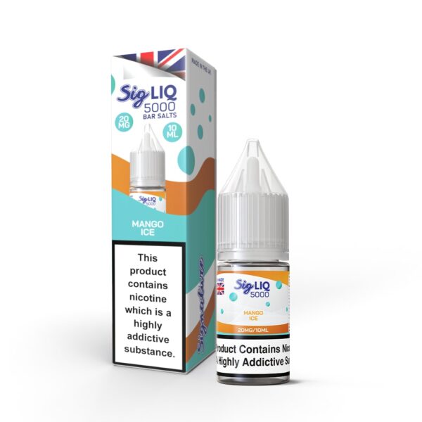Signature Sig Liq 5000 Bar Salts - 10x10ML Nic Salt 50VG/50PG Vape 10MG/20MG Juice