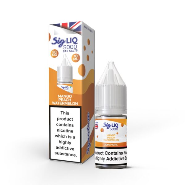 Signature Sig Liq 5000 Bar Salts - 10x10ML Nic Salt 50VG/50PG Vape 10MG/20MG Juice