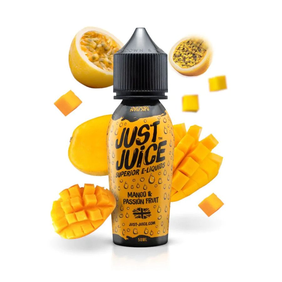 mango-&-passion-fruit-just-juice-50ml-e-liquid-70vg-30pg-vape-0mg-juice-shortfill