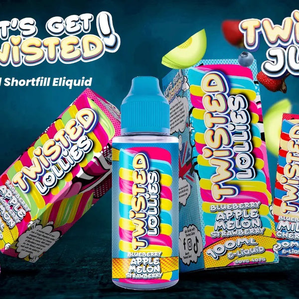 Twisted Lollies 100ML E Liquid 60VG/40PG Vape 0MG Juice