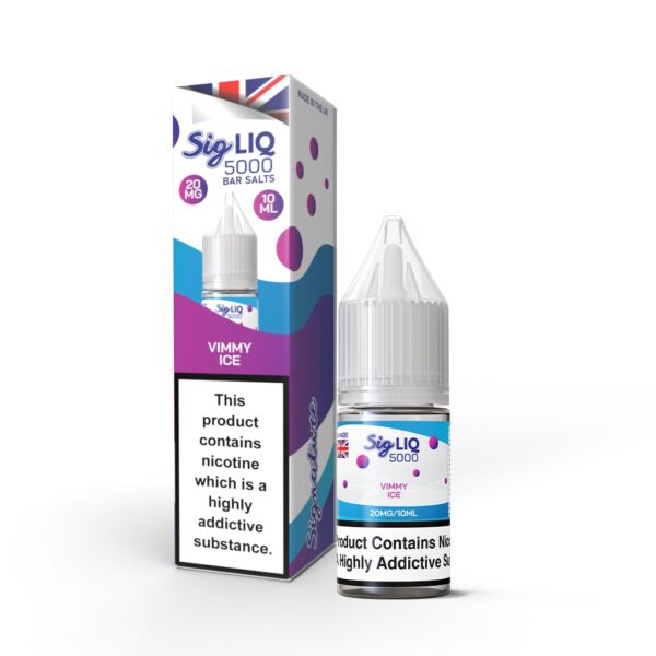 Signature Sig Liq 5000 Bar Salts - 10x10ML Nic Salt 50VG/50PG Vape 10MG/20MG Juice