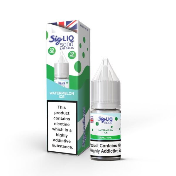 Signature Sig Liq 5000 Bar Salts - 10x10ML Nic Salt 50VG/50PG Vape 10MG/20MG Juice