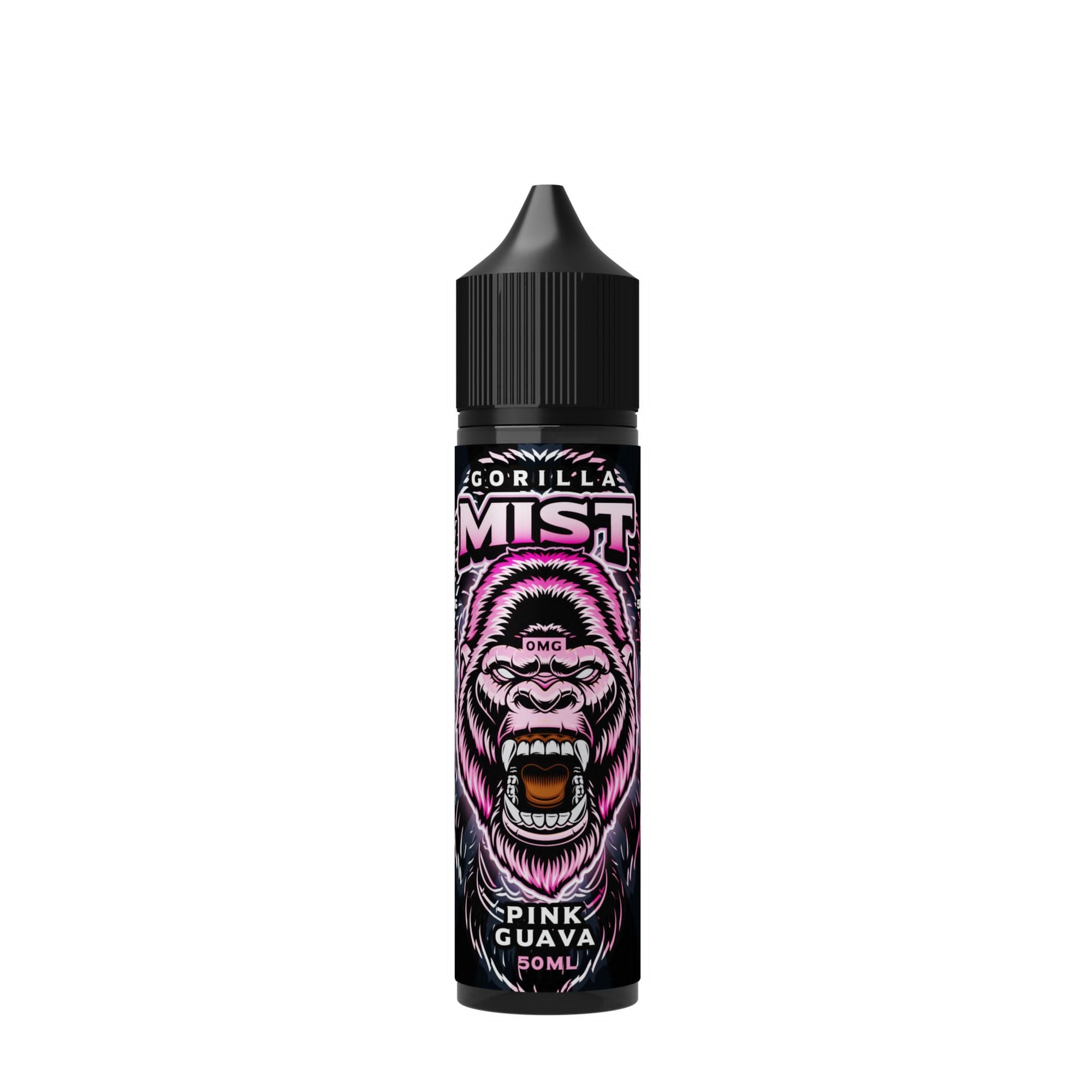 pink-guava-gorilla-mist-50ml-e-liquid-50vg-50pg-vape-0mg-juice-short-fill