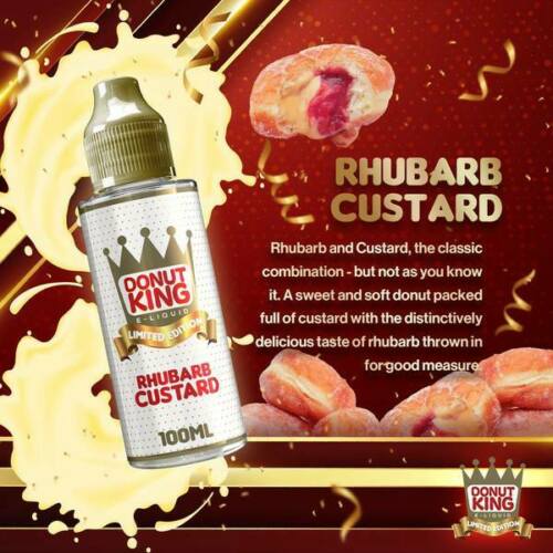 rhubarb-custard-limited-edition-donut-king-100ml-0mg-70vg-30pg-sub-ohm-shortfill-e-liquid-vape-juice