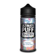 ultimate-puff-easter-edition-toasted-hot--cross-bun-100ML-SHORTFILL-E-LIQUID-70VG-0MG-VAPE-JUICE