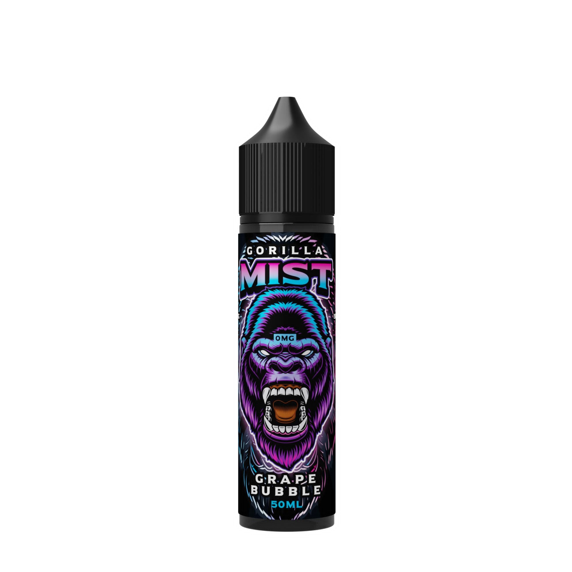 grape-bubble-gorilla-mist-50ml-e-liquid-50vg-50pg-vape-0mg-juice-short-fill