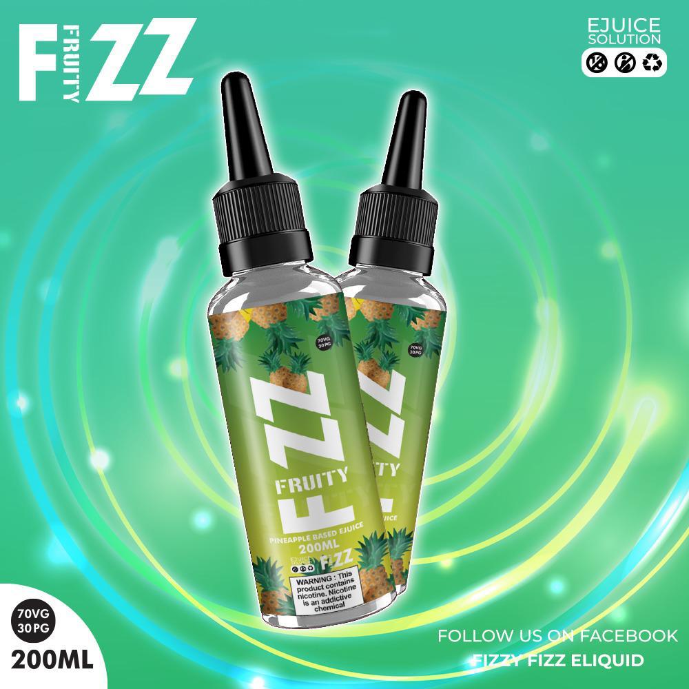 pineapple-fruity-fizz-200ml-e-liquid-70vg-vape-0mg-juice-shortfill