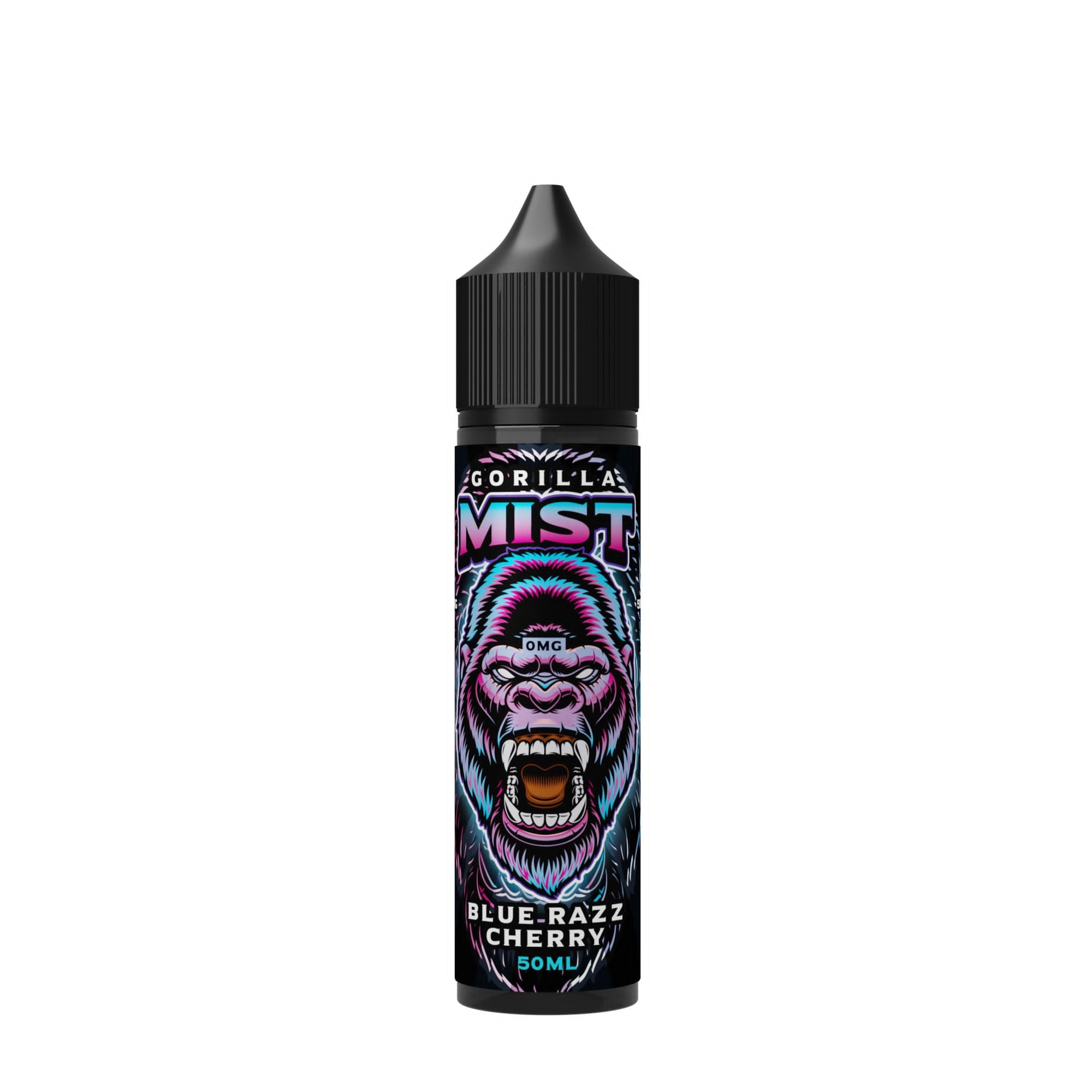 blue-razz-cherry-gorilla-mist-50ml-e-liquid-50vg-50pg-vape-0mg-juice-short-fill