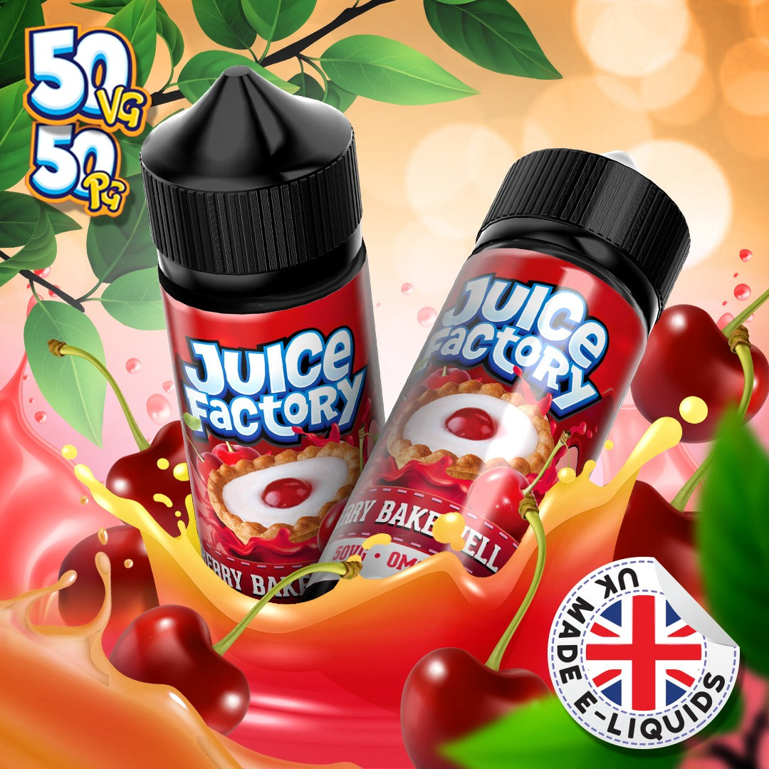 Juice-factory-Cherry-Bakewell-Tart-100ml-e-liquid-juice-vape-50vg-50pg