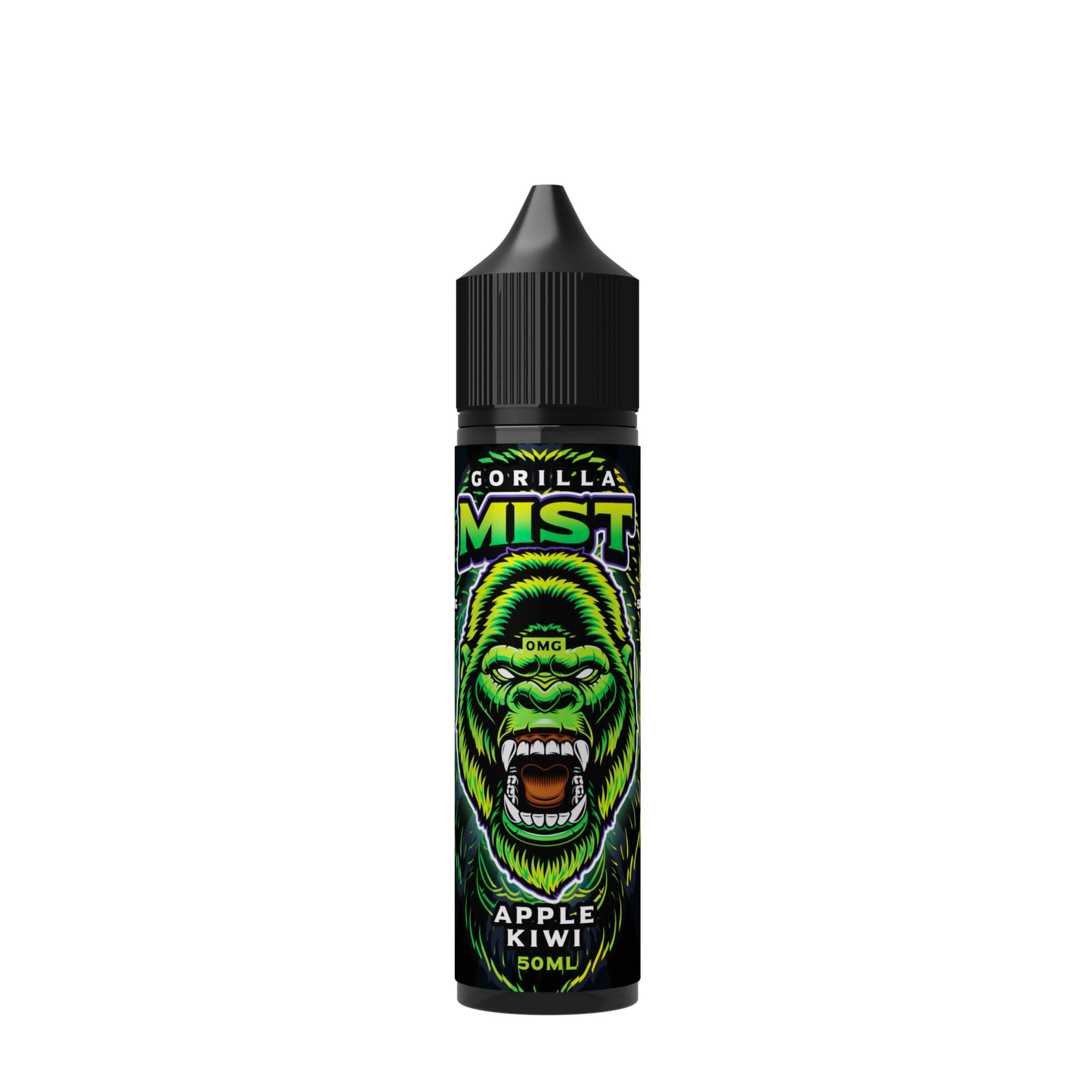 apple-kiwi-gorilla-mist-50ml-e-liquid-50vg-50pg-vape-0mg-juice-short-fill