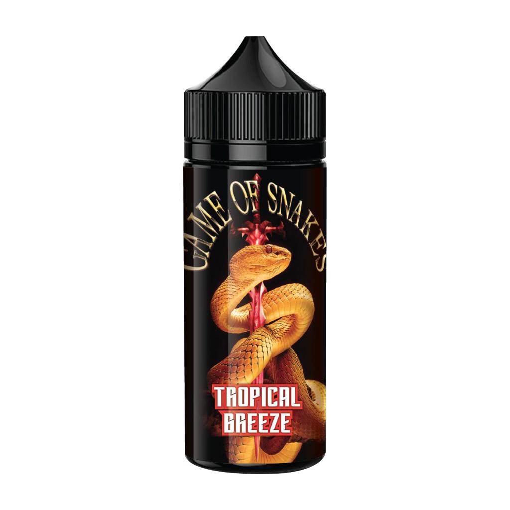 tropical-breeze-game-of-snakes-100ml-e-liquid-70vg-vape-0mg-juice-shortfill