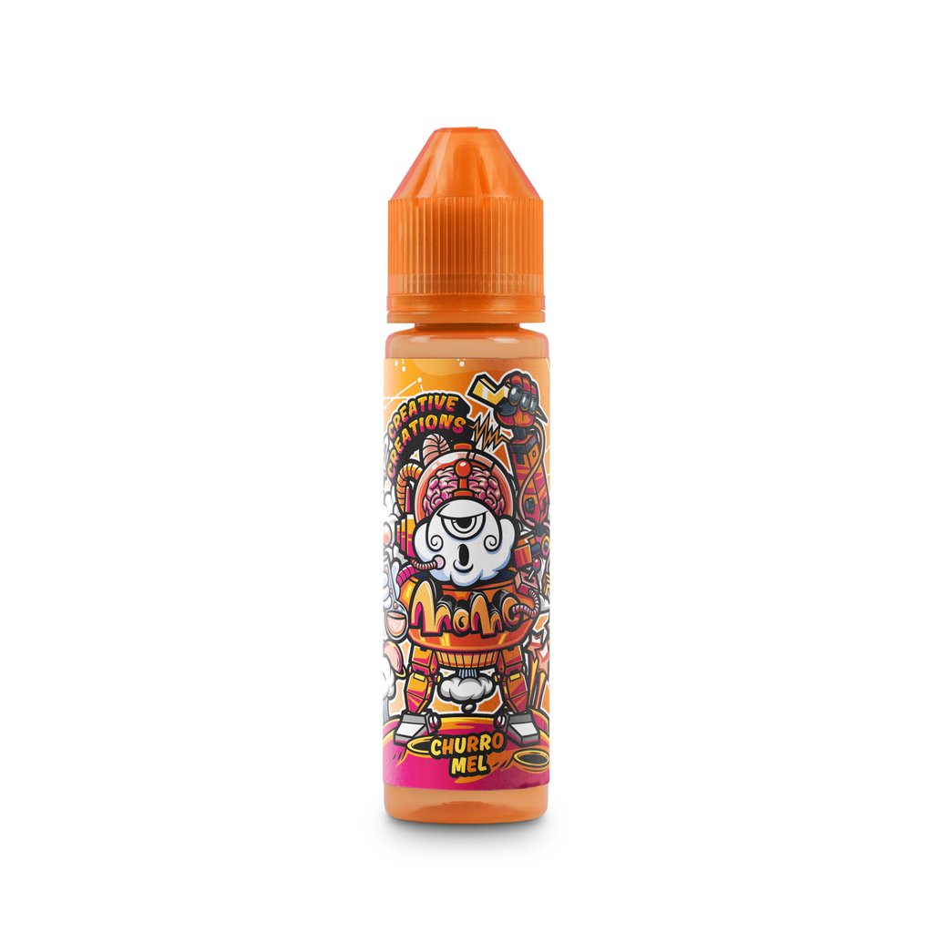 churro-mel-Momo-Creative-Creations-50ML-E-Liquid-70VG-Vape-0MG-Juice