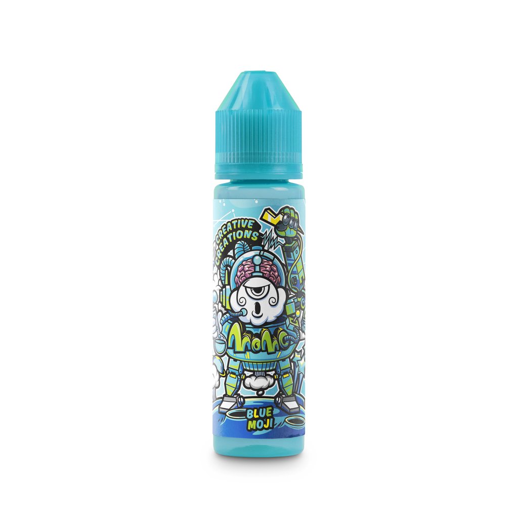 blue-moji-Momo-Creative-Creations-50ML-E-Liquid-70VG-Vape-0MG-Juice