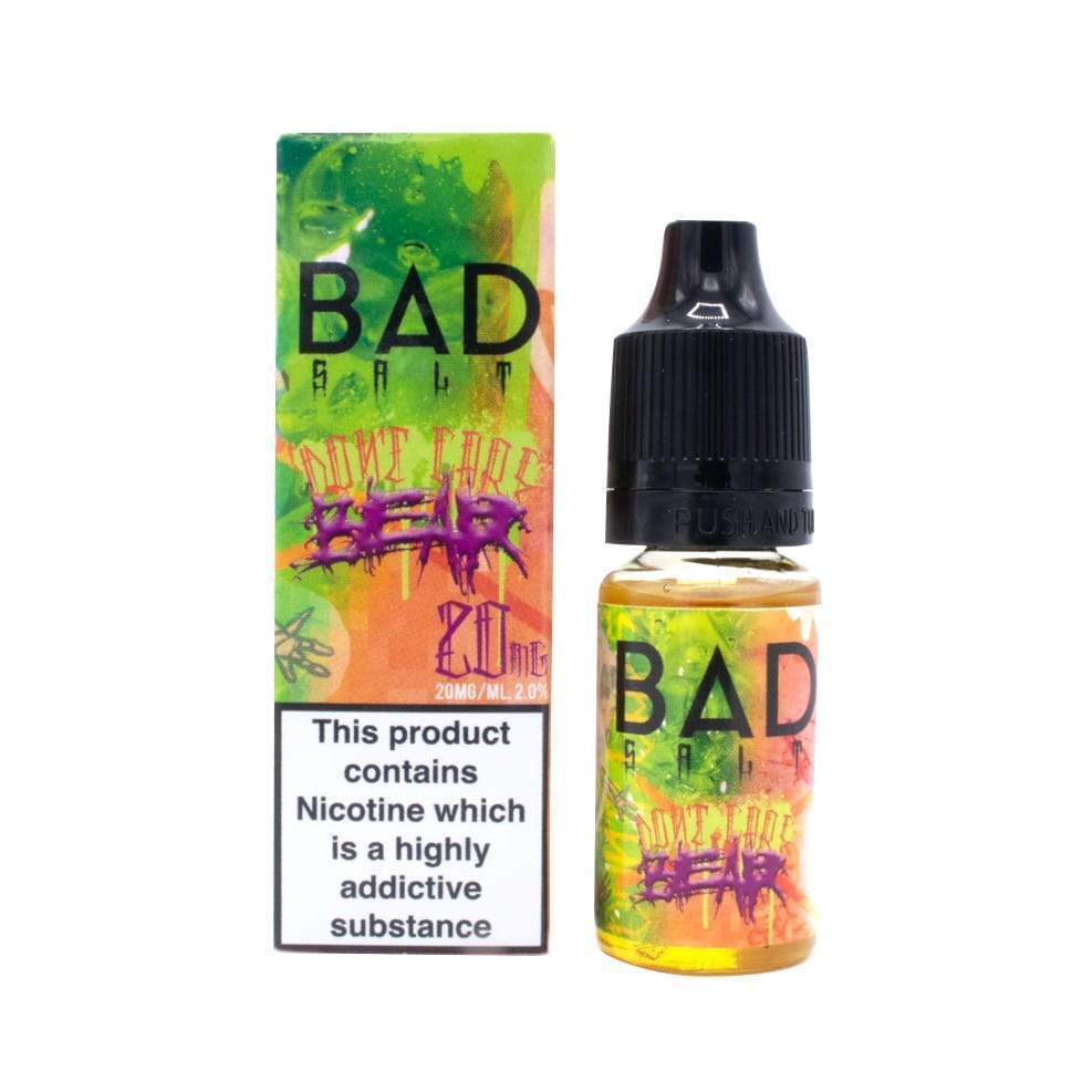 Don't Care Bear By Bad Drip Nic Salt 10ML E Liquid 50VG Vape 10MG/20MG Don't Care Bear By Bad Drip Nic Salt 10ML E Liquid 50VG Vape 10MG/20MG