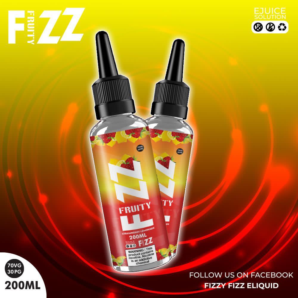 strawberry-lemonade-fruity-fizz-200ml-e-liquid-70vg-vape-0mg-juice-shortfill