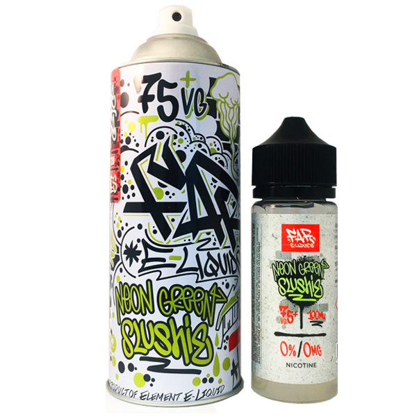 neon-green-slushie-far-by-element-100ml-e-liquid-75vg-vape-0mg-juice-shortfill