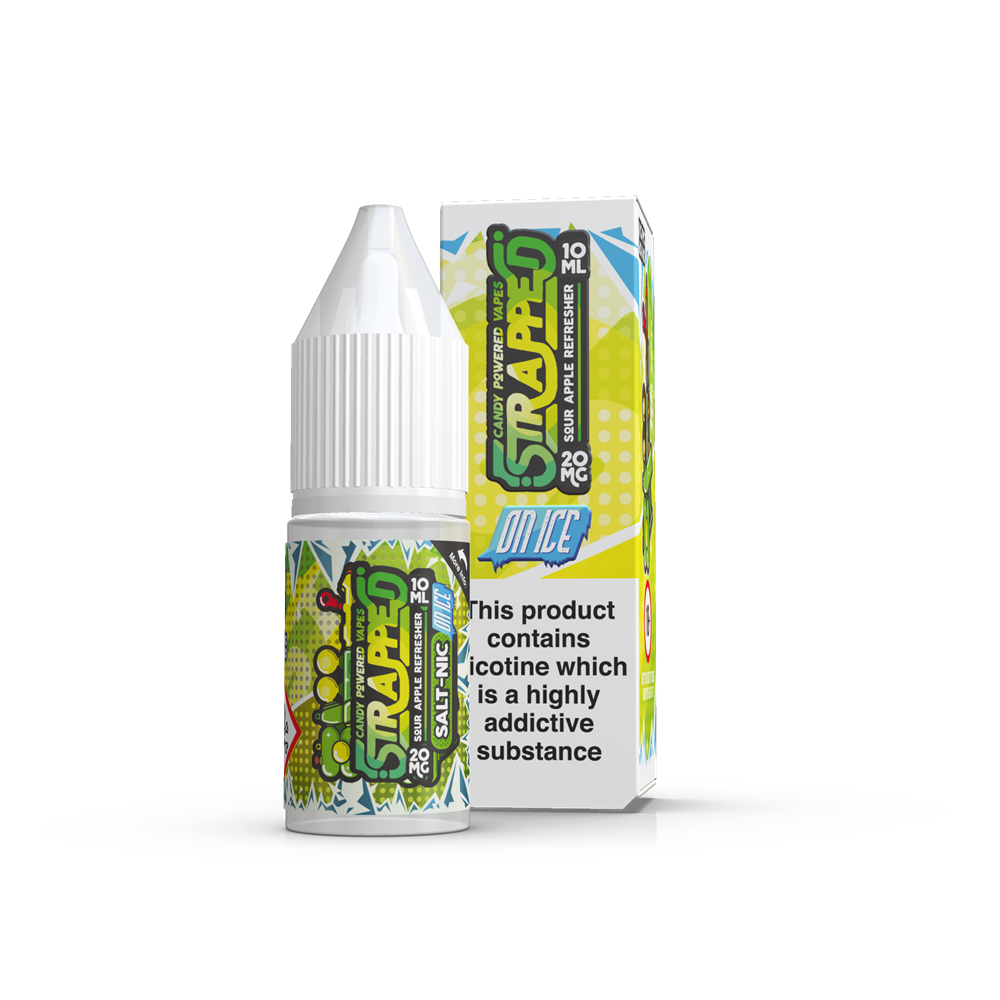 sour-apple-refresher-on-ice-strapped-nic-salts-10ml-e-liquid-60vg-vape-10mg-20mg-juice