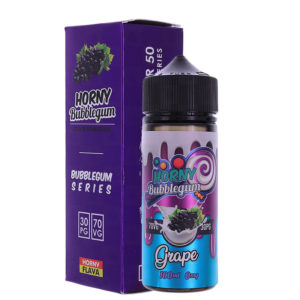 Vape-liquid-horny-flava-Bubblegum-Grape-100ml-70vg-juice-shortfill