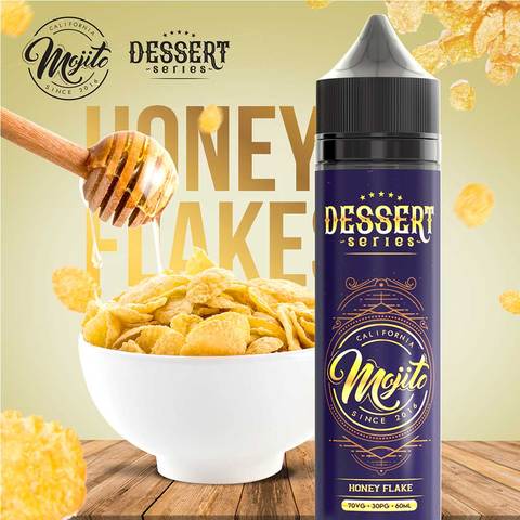 Dessert Honey Flake by California 50ml E liquid 70vg 30pg Malaysia Vap Dessert Honey Flake by California 50ml E liquid 70vg 30pg Malaysia Vap