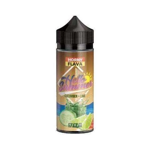 Vape-liquid-horny-flava-Hello-Summer-Edition-Cucumber-Lime-100ml-70vg-juice-shortfill