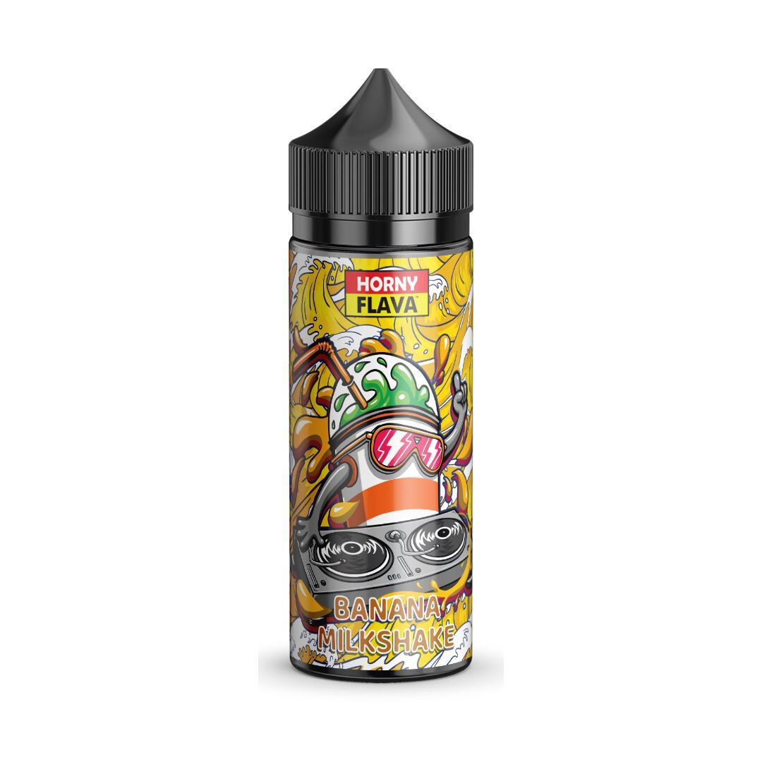 banana-milkshake-horny-flava-100ml-e-liquid-70vg-30pg-vape-0mg-juice-shortfill