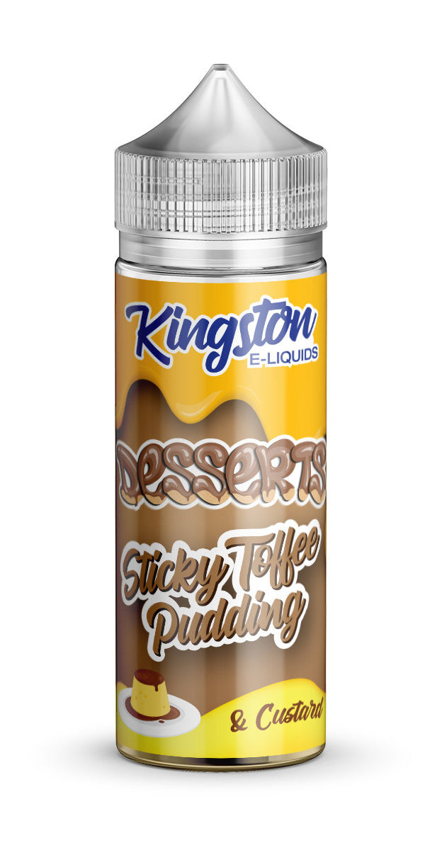 Kingston-Sticky-Toffee-Pudding-100ml-e-liquid-juice-70vg-vape-shortfill-bottle-buy-online