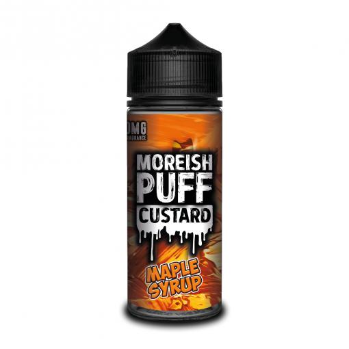 maple-syrup-moreish-puff-custard-100ML-SHORTFILL-E-LIQUID-70VG-0MG-USA-VAPE-JUICE