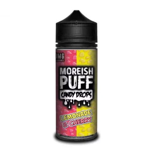 lemonade-cherry-moreish-puff-candy-drops-100ML-SHORTFILL-E-LIQUID-70VG-0MG-USA-VAPE-JUICE