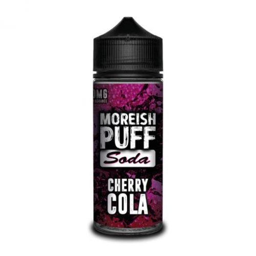 cherry-cola-moreish-puff-soda-100ML-SHORTFILL-E-LIQUID-70VG-0MG-USA-VAPE-JUICE