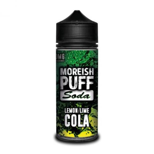 LEMON & LIME COLA MOREISH PUFF SODA 100ML SHORTFILL E LIQUID 70VG VA LEMON & LIME COLA MOREISH PUFF SODA 100ML SHORTFILL E LIQUID 70VG VA
