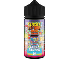 PANCAKE-FACTORY-100ML-E-LIQUID-JUICE-70VG-VAPE-JUICE-unicorn-snikkers