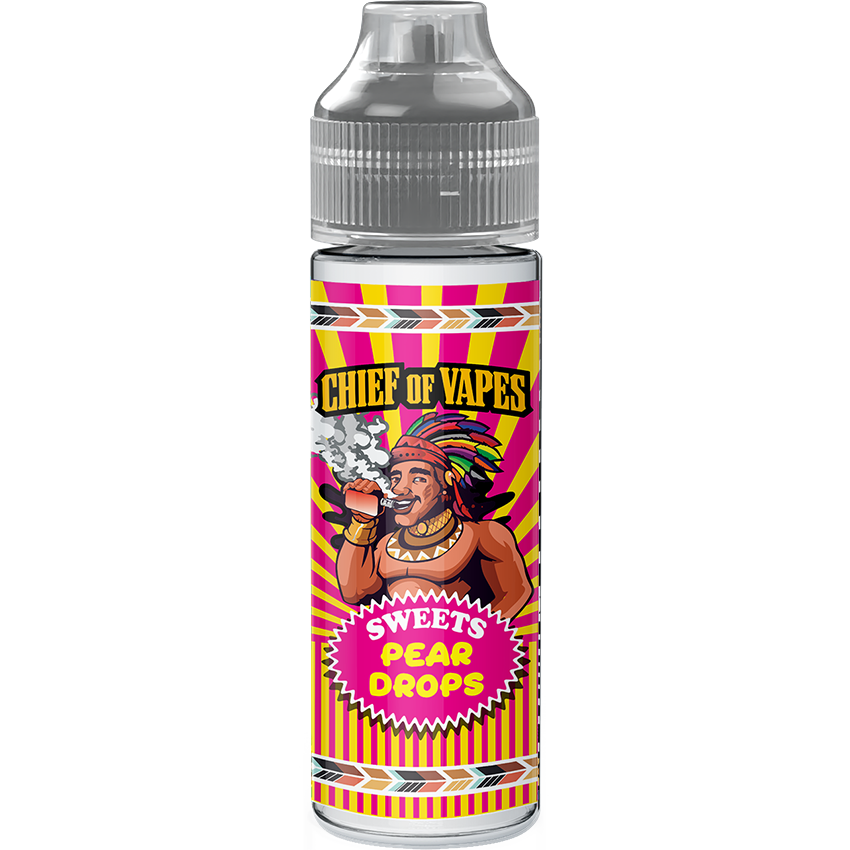 pear drop vape juice Chief Of Vapes Pear Drops 50ml E Liquid Juice 70vg Vape Shortfill Subo