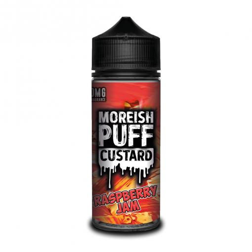 raspberry-jam-moreish-puff-custard-100ML-SHORTFILL-E-LIQUID-70VG-0MG-USA-VAPE-JUICE