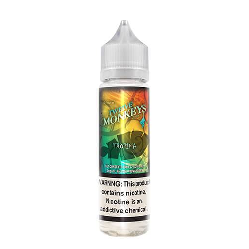 TROPIKA-twelve-12-monkeys-50ML-SHORTFILL-E-LIQUID-0MG-VAPE-JUICE-90vg